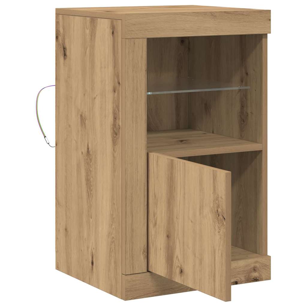 LED-Sideboard 2 Stk. 41 x 37 x 67 cm Holzwerkstoff