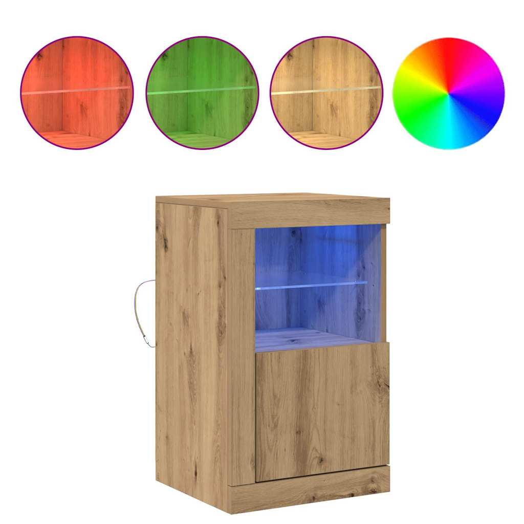 LED-Sideboard 2 Stk. 41 x 37 x 67 cm Holzwerkstoff