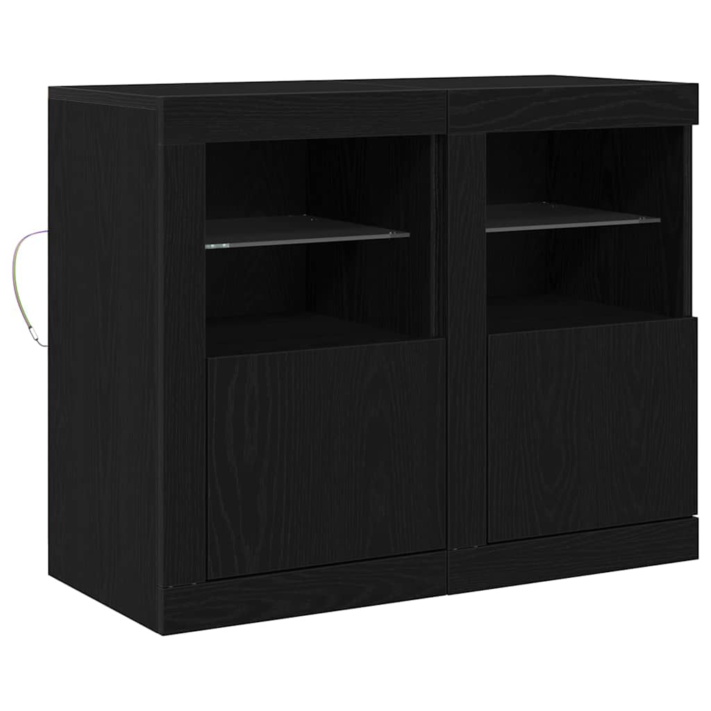 LED-Sideboard 2 stk. 41 x 37 x 67 cm Holzwerkstoff