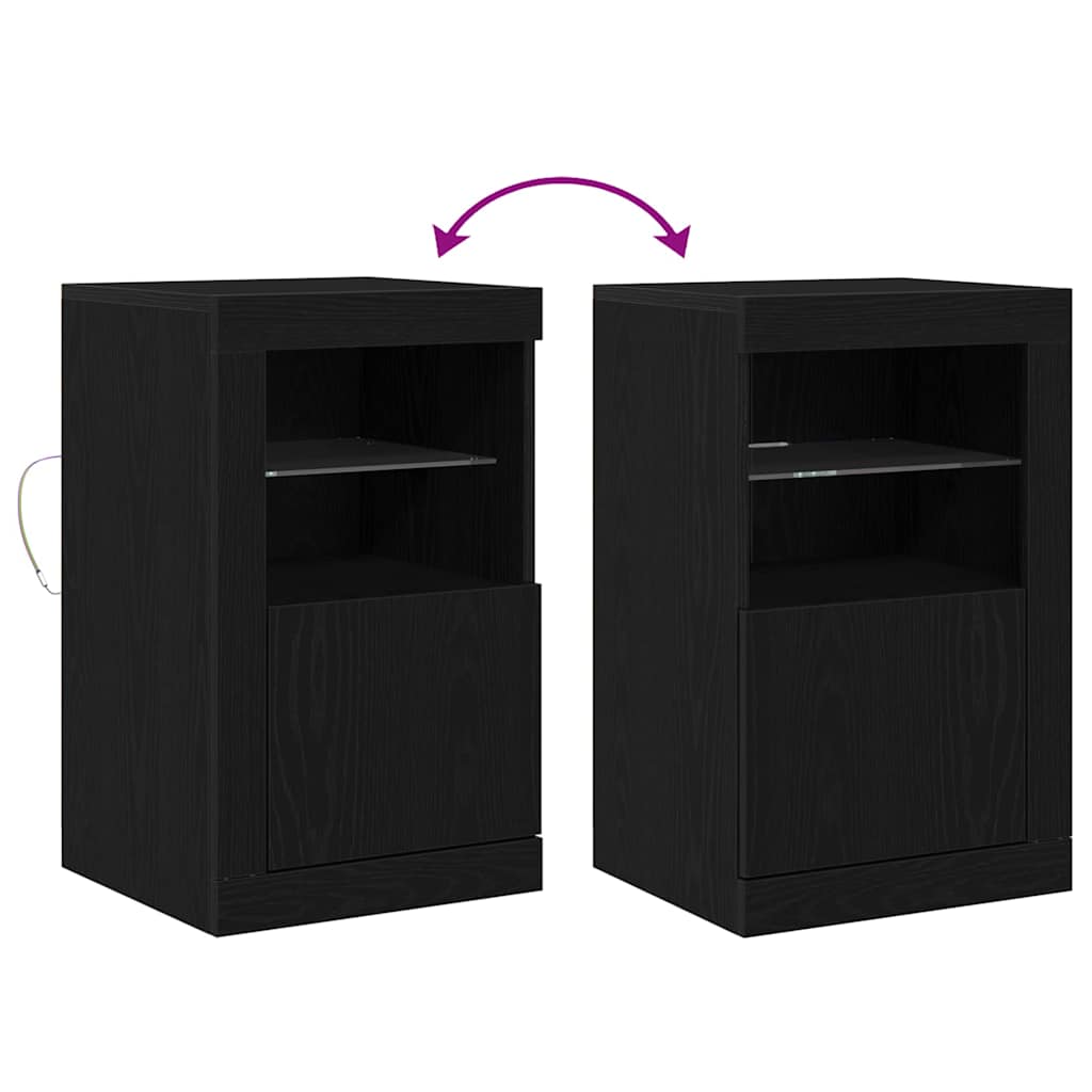 LED-Sideboard 2 stk. 41 x 37 x 67 cm Holzwerkstoff