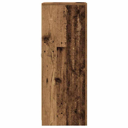 LED-Sideboard Braun 41 x 37 x 100 cm Holzwerkstoff