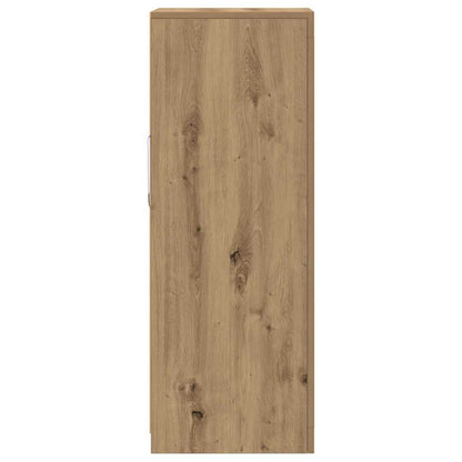 LED-Sideboard Braun 41 x 37 x 100 cm Holzwerkstoff