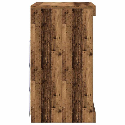 LED-Sideboard Altholz 60,5 x 37 x 67 cm Holzwerkstoff