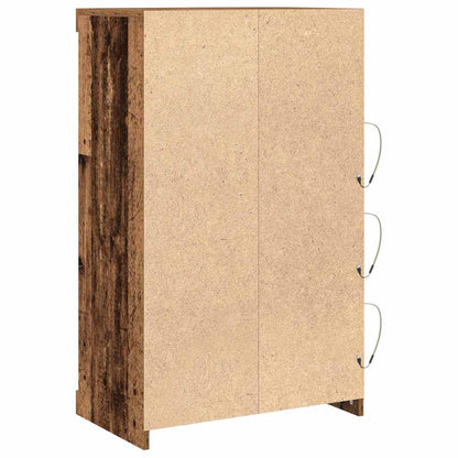 LED-Sideboard Altholz 60,5 x 37 x 100 cm Holzwerkstoff