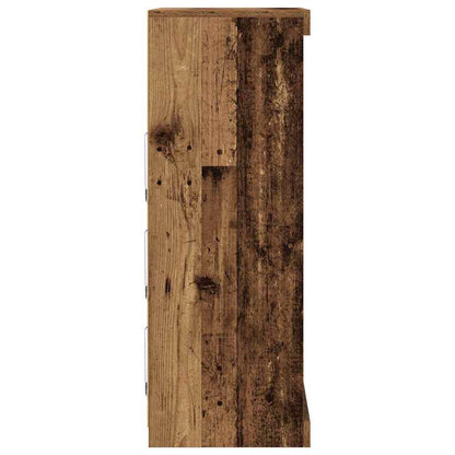 LED-Sideboard Altholz 60,5 x 37 x 100 cm Holzwerkstoff