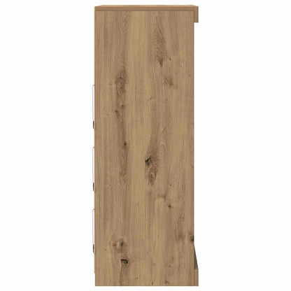 LED-Sideboard Artisan-Eiche 60,5 x 37 x 100 cm Holzwerkstoff