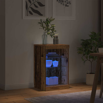 LED-Sideboard Altholz 41 x 37 x 67 cm Holzwerkstoff