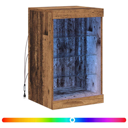 LED-Sideboard Altholz 41 x 37 x 67 cm Holzwerkstoff