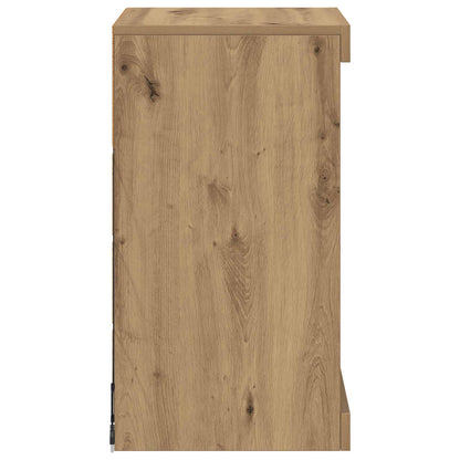LED-Sideboard Artisan-Eiche 41 x 37 x 67 cm Holzwerkstoff