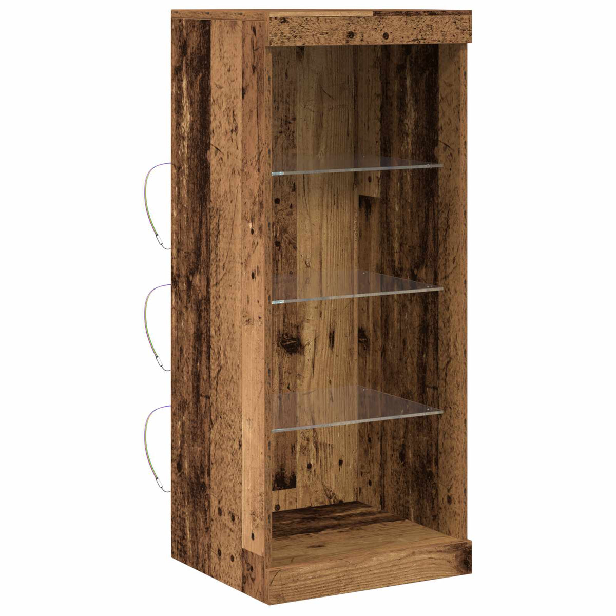 LED-Sideboard Altholz 41 x 37 x 100 cm Holzwerkstoff