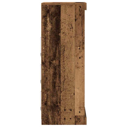LED-Sideboard Altholz 41 x 37 x 100 cm Holzwerkstoff