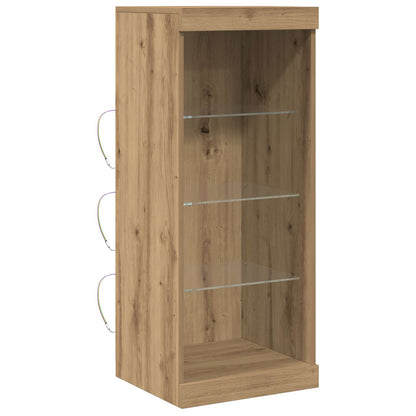 LED-Sideboard Artisan-Eiche 41 x 37 x 100 cm Holzwerkstoff