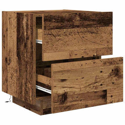 Nachttisch Altholz 45 x 40 x 55 cm Holzwerkstoff