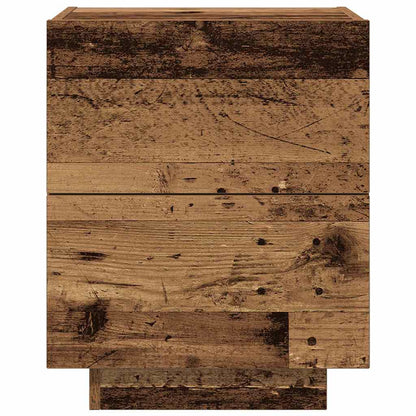 Nachttisch 2 Stk. Altholz 45 x 40 x 55 cm Holzwerkstoff