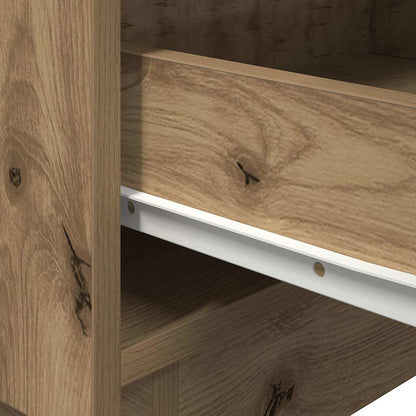 Nachttisch 2 Stk. Artisan-Eiche 45 x 40 x 55 cm Holzwerkstoff