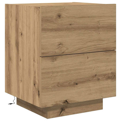 Nachttisch 2 Stk. Artisan-Eiche 45 x 40 x 55 cm Holzwerkstoff