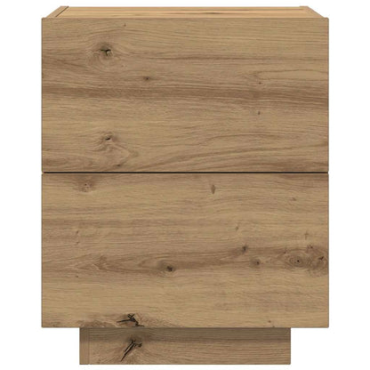 Nachttisch 2 Stk. Artisan-Eiche 45 x 40 x 55 cm Holzwerkstoff