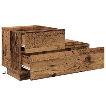 Nachttisch Altholz 70 x 36 x 40,5 cm Holzwerkstoff