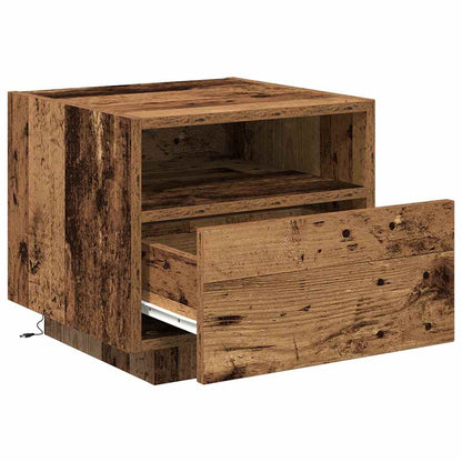 Nachttisch Altholz 40 x 39 x 37 cm Holzwerkstoff