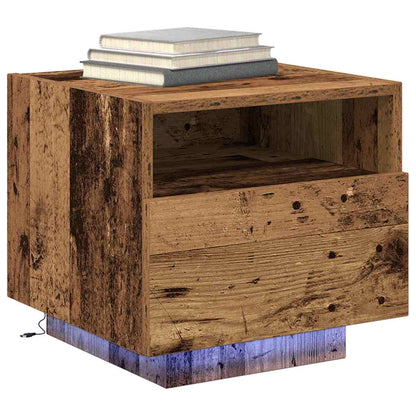 Nachttisch Altholz 40 x 39 x 37 cm Holzwerkstoff