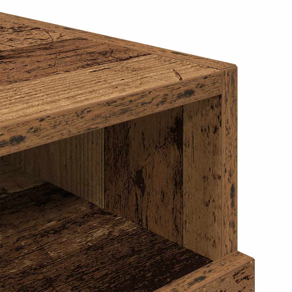 Nachttisch 2 stk. Altholz 40 x 39 x 37 cm Holzwerkstoff