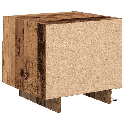 Nachttisch 2 stk. Altholz 40 x 39 x 37 cm Holzwerkstoff
