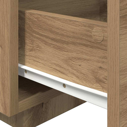 Nachttisch 2 stk. Artisan-Eiche 40 x 39 x 37 cm Holzwerkstoff