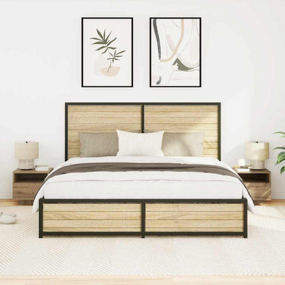 Nachttisch 2 stk. Artisan-Eiche 40 x 39 x 37 cm Holzwerkstoff