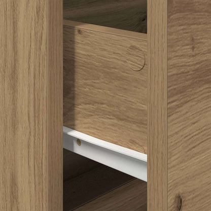 Nachttisch 2 stk. Artisan-Eiche 50 x 39 x 41 cm Holzwerkstoff