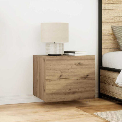 Nachttisch 2 stk. Artisan-Eiche 50 x 39 x 41 cm Holzwerkstoff