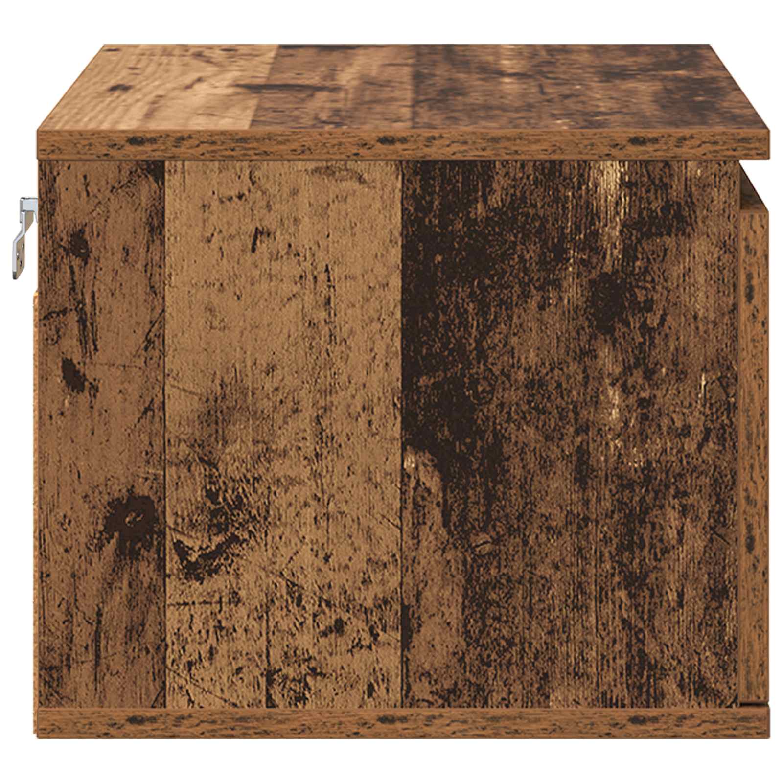 Wandmontiertes Nachttischchen Altholz 50 x 36 x 30 cm