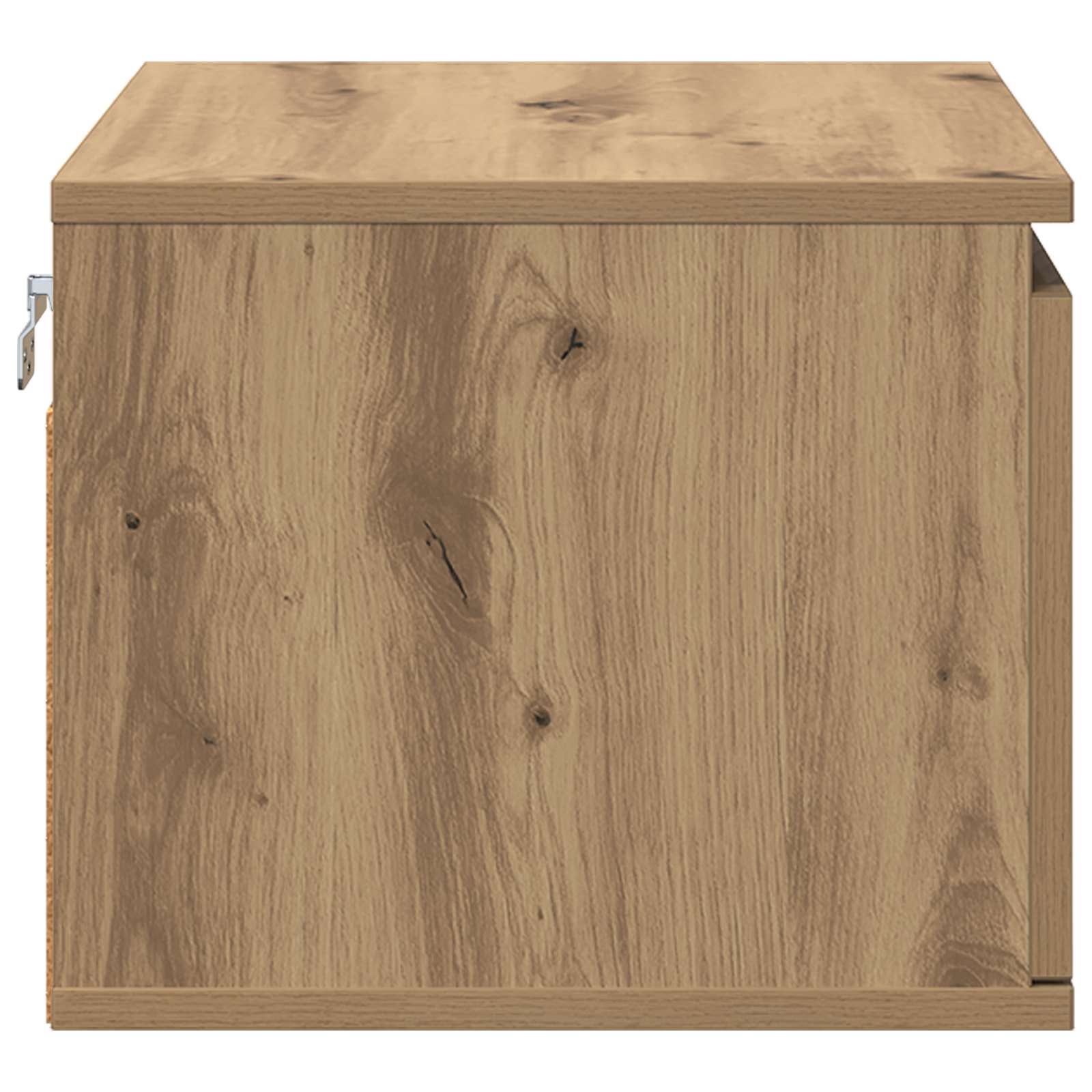 Wandmontiertes Nachttischchen 2 Stk. Artisan-Eiche