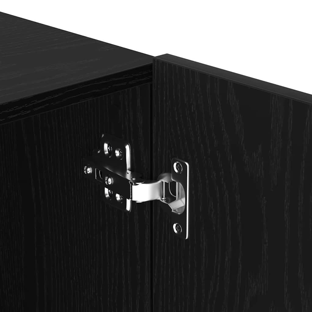 TV-Schrankset 100 x 30 x 41 cm Schwarz Eichen-Optik