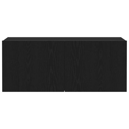 TV-Schrankset 100 x 30 x 41 cm Schwarz Eichen-Optik