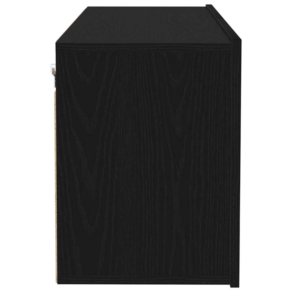 TV-Schrankset 100 x 30 x 41 cm Schwarz Eichen-Optik