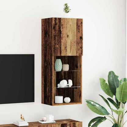 TV-Schrankset 40,5 x 30 x 102 cm Altholz Holzwerkstoff