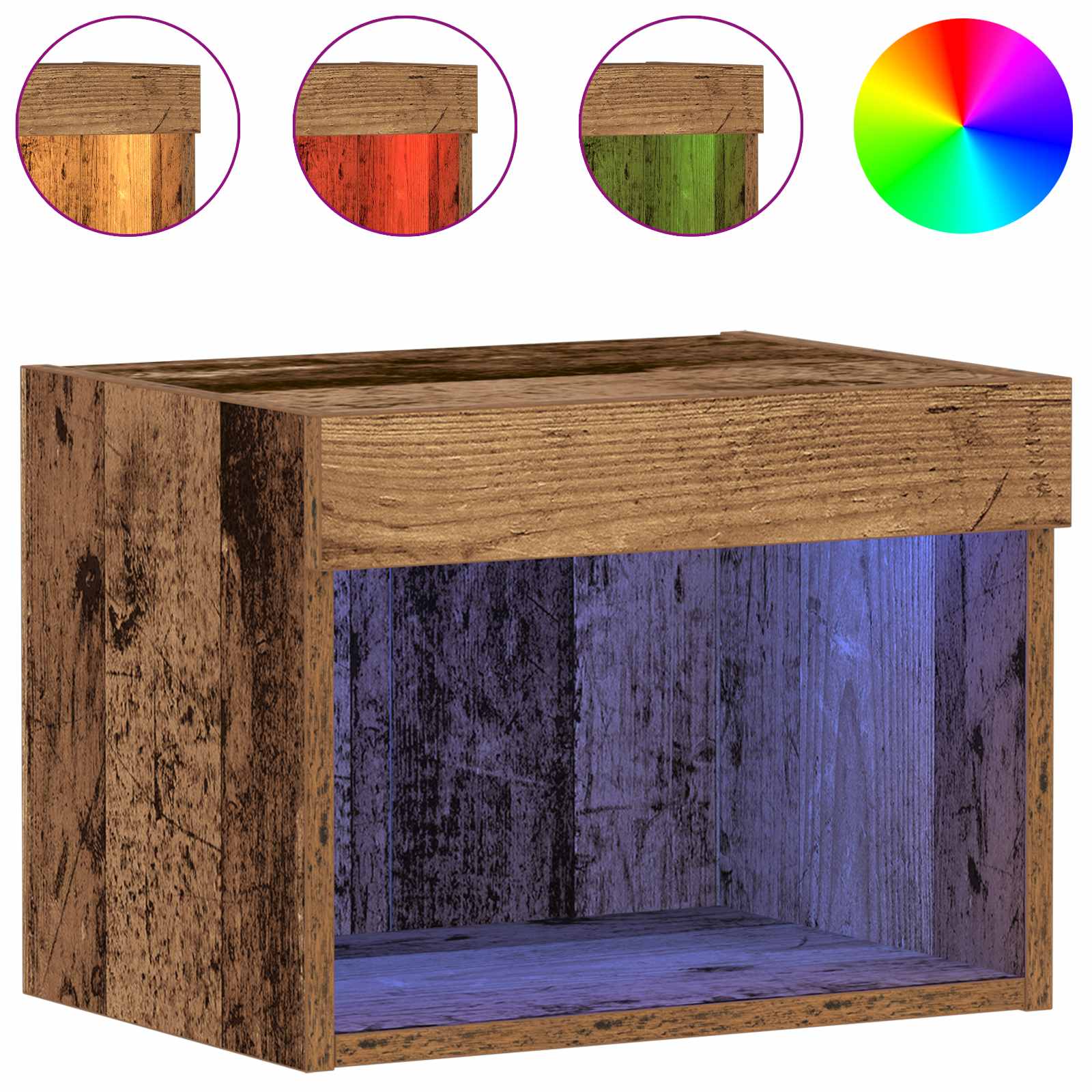 TV-Schrankset 40 x 30 x 30 cm Altholz Holzwerkstoff