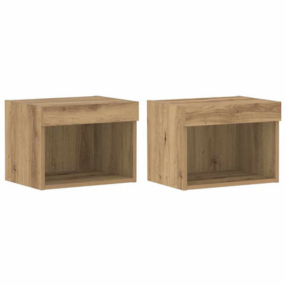TV-Schrankset 2 stk. Artisan-Eiche Holzwerkstoff