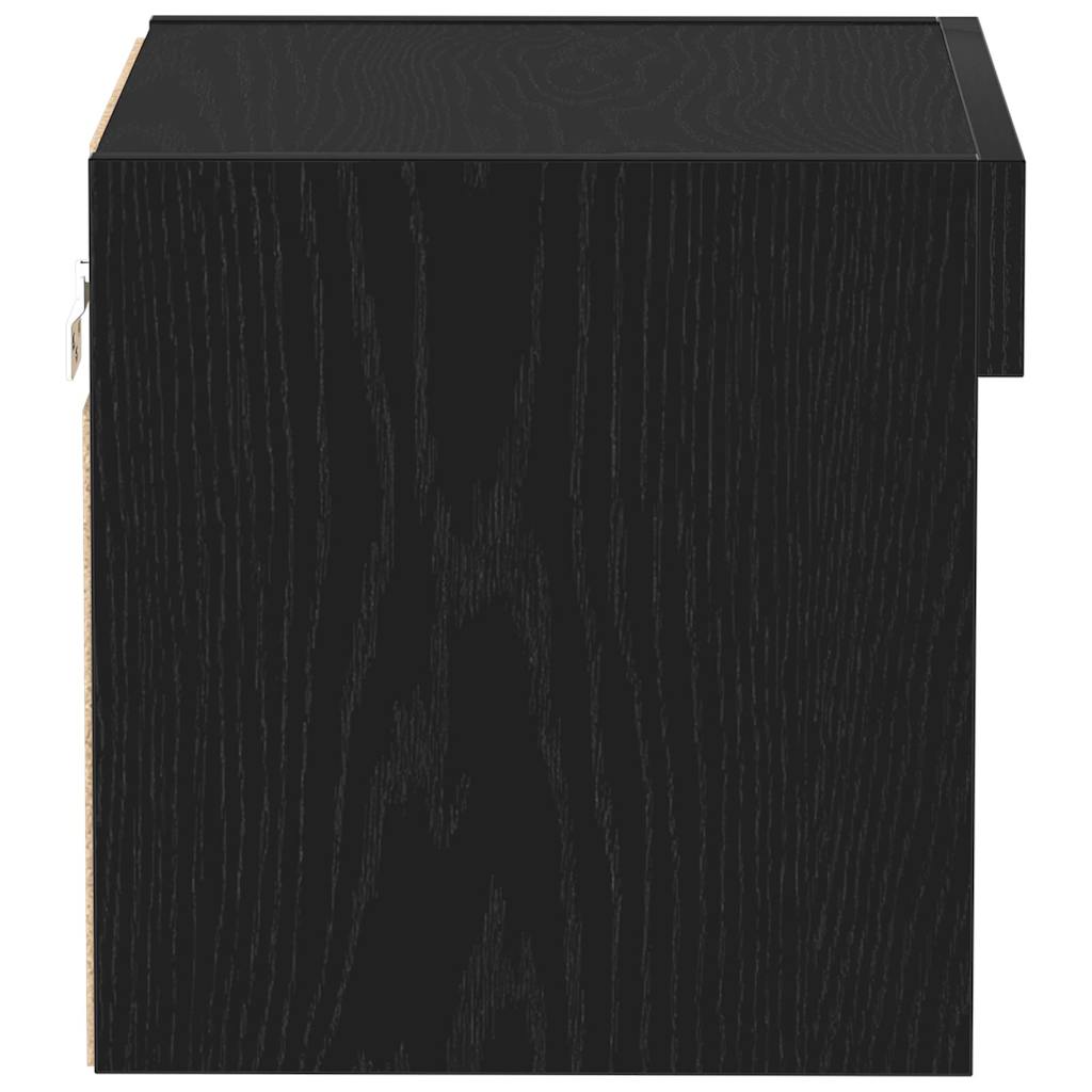 TV-Schrankset 40 x 30 x 30 cm Schwarz Eichen-Optik