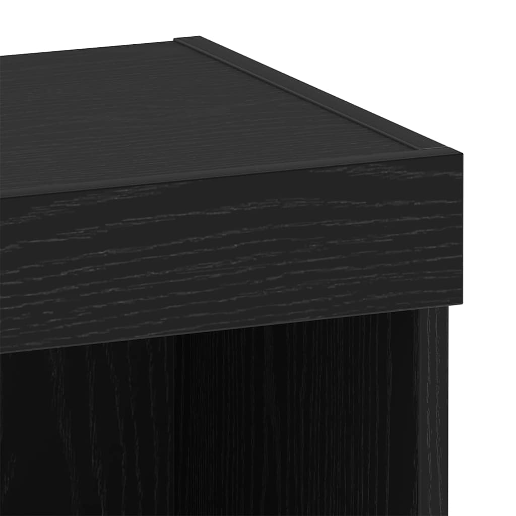 TV-Schrankset 2 stk. Schwarz Eichen-Optik Holzwerkstoff