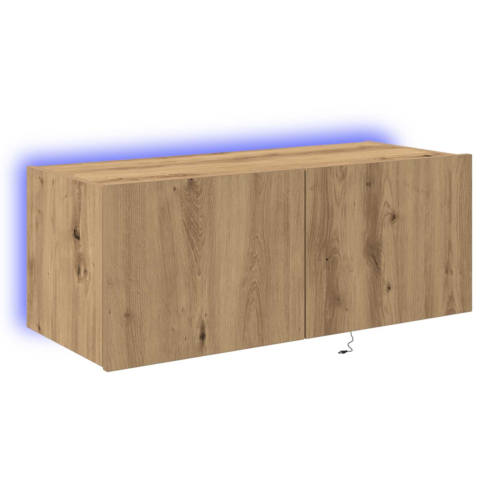 TV-Wandschrank 80 x 35 x 31 cm Artisan-Eiche Holzwerkstoff