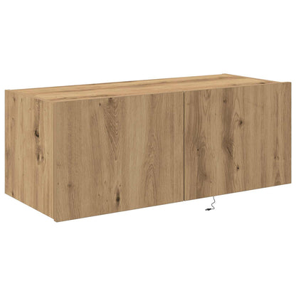 TV-Wandschrank 80 x 35 x 31 cm Artisan-Eiche Holzwerkstoff
