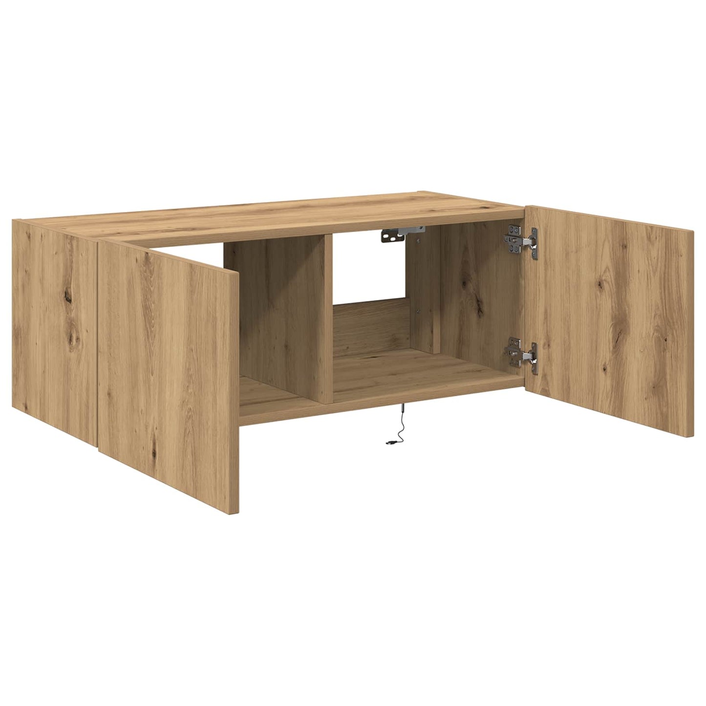 TV-Wandschrank 80 x 35 x 31 cm Artisan-Eiche Holzwerkstoff