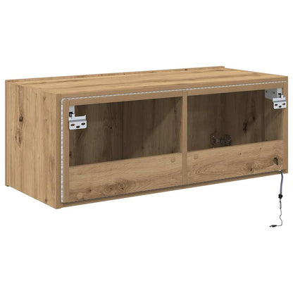 TV-Wandschrank 80 x 35 x 31 cm Artisan-Eiche Holzwerkstoff
