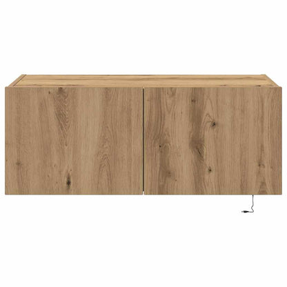 TV-Wandschrank 80 x 35 x 31 cm Artisan-Eiche Holzwerkstoff