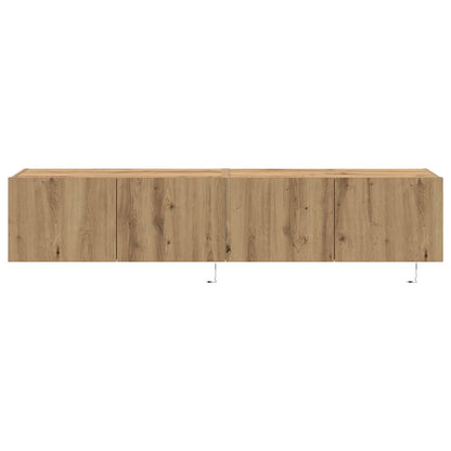 TV-Wandschrank 2 stk. Artisan-Eiche Holzwerkstoff