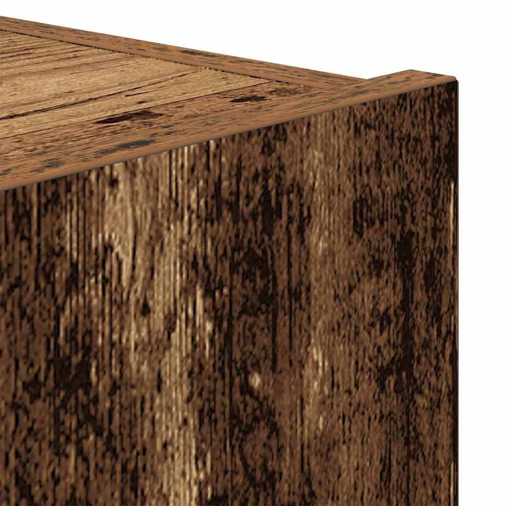TV-Wandschrank 2 stk. Altholz Holzwerkstoff