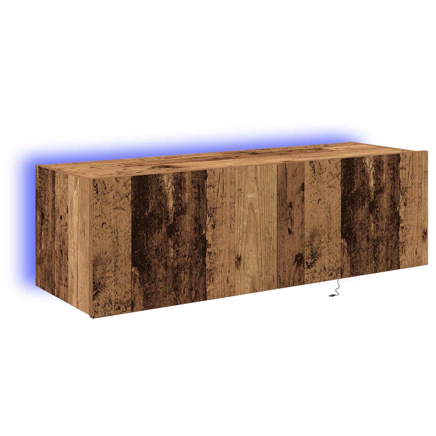 TV-Wandschrank 2 stk. Altholz Holzwerkstoff