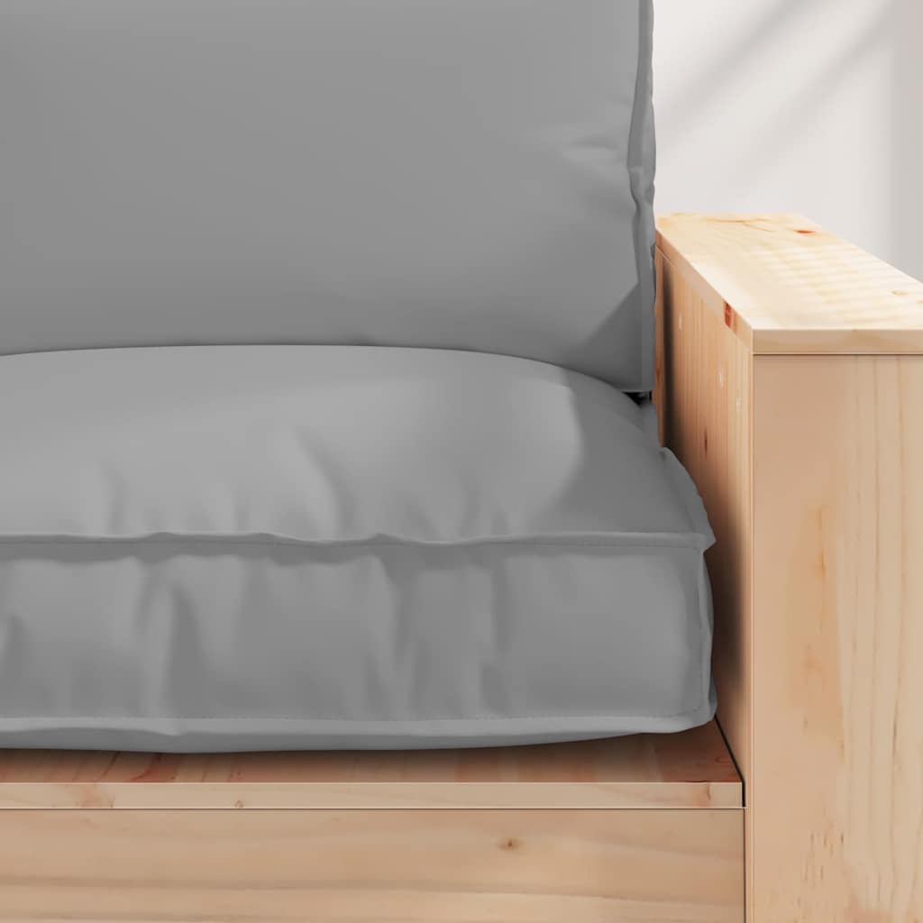 Kissen Grau 80 x 80 x 12 cm Oxford-Stoff