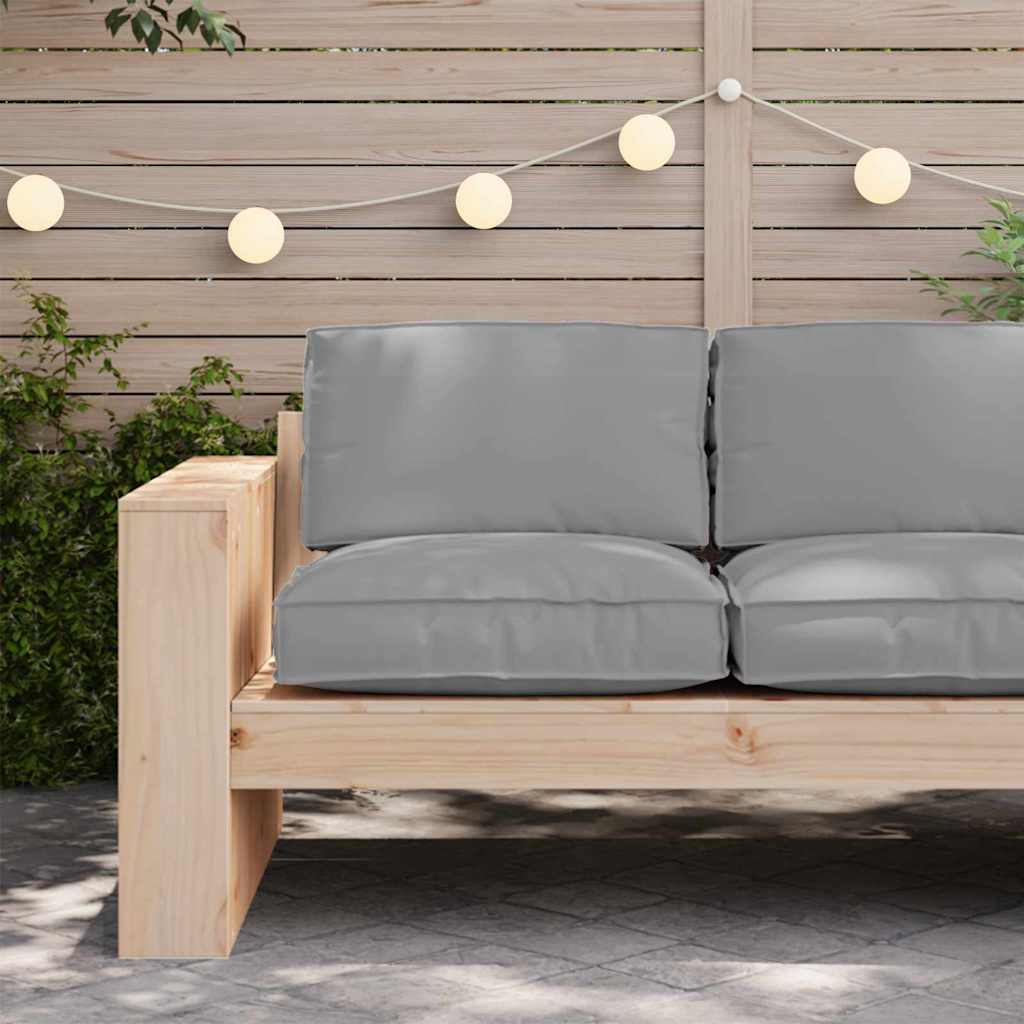 Kissen Grau 80 x 80 x 12 cm Oxford-Stoff